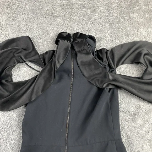 Alice + Olivia Flare Dress Womens 2 Black - Picture 14 of 16